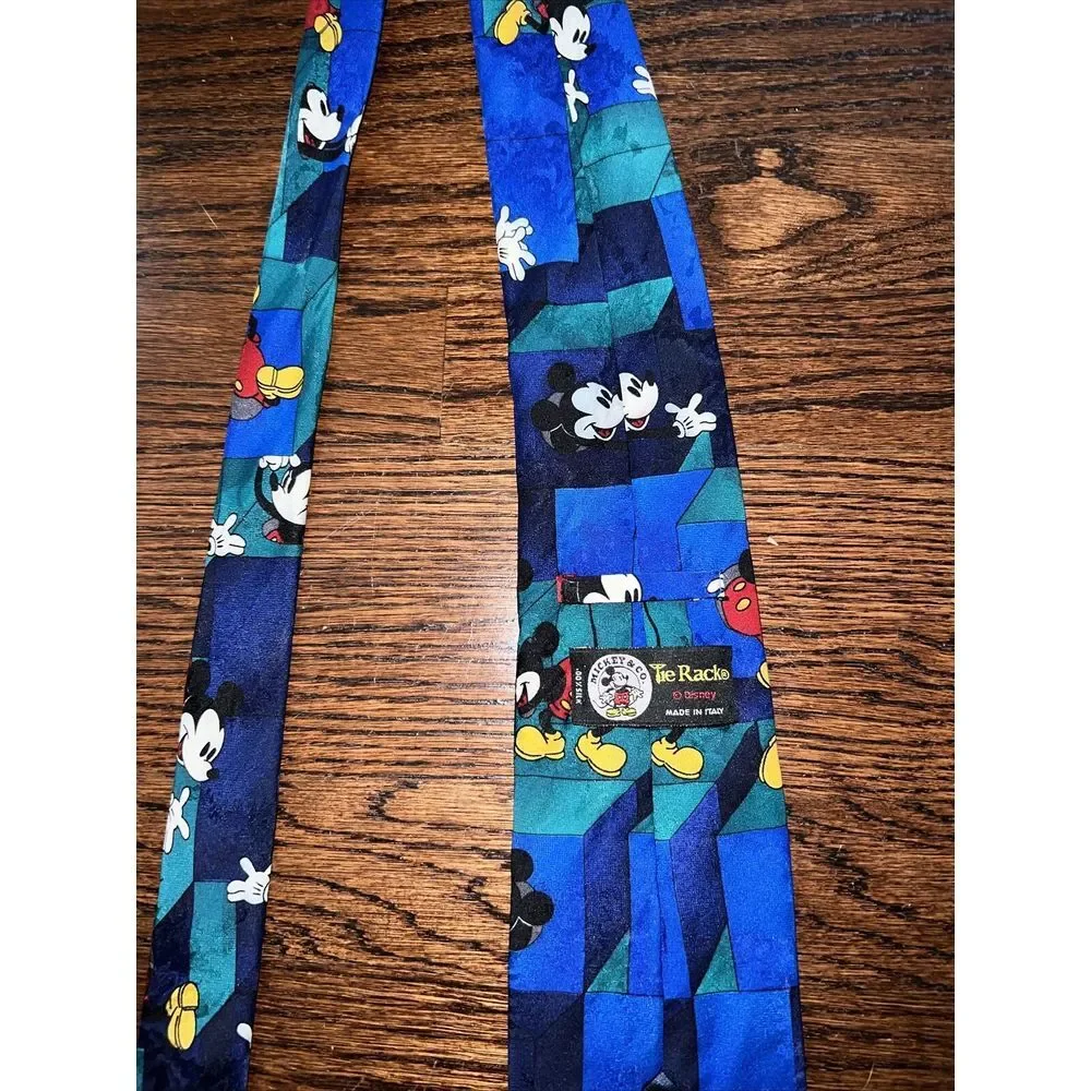 Vintage Mickey mouse and‎ 101 dalmatians necktie Disney